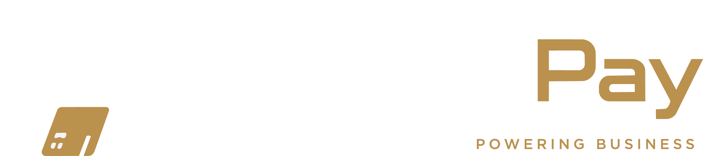 Guru Pay logo, white, for dark backgrounds