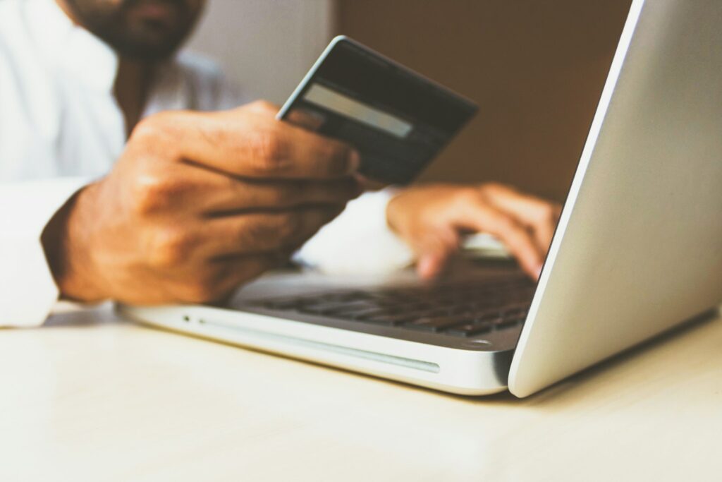 Online checkout screen representing ecommerce payment processing
